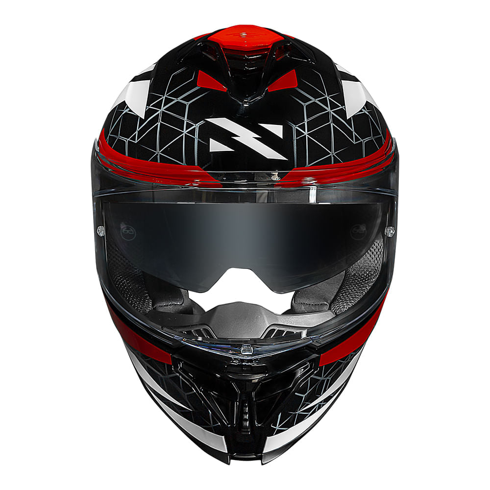 Capacete Norisk Strada II Evoque Vermelho Preto Acabamento Fosco Segurança