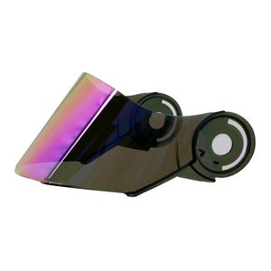 Viseira Vermelha Norisk Capacete City Proteção UV Policarbonato