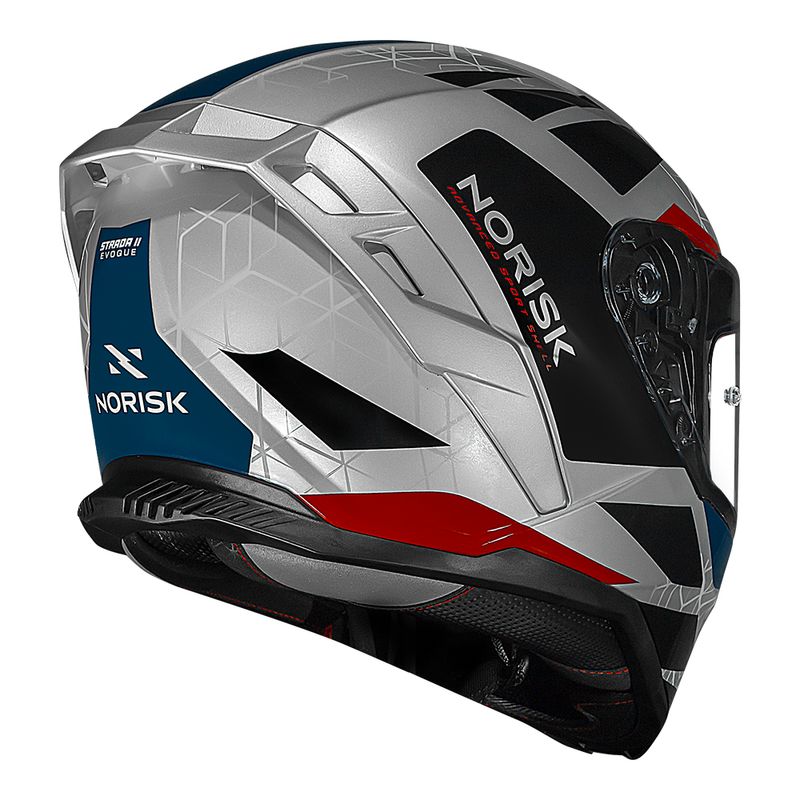 Capacete Norisk Strada II Evoque Azul Proteção Robusta Confortável