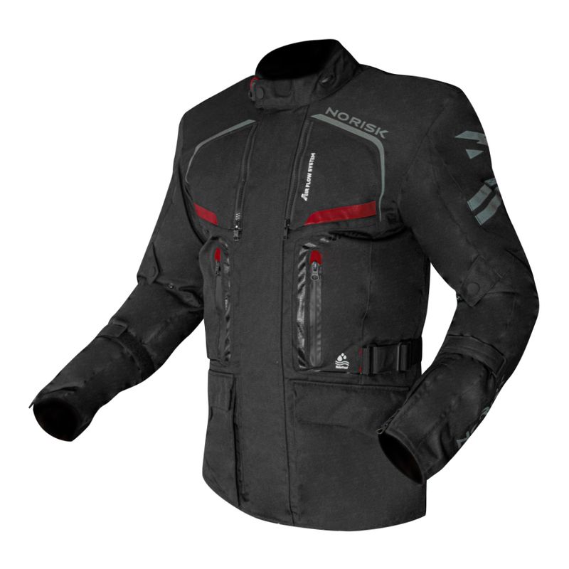 Jaqueta Norisk Signal Preta Motoqueiro Proteção Conforto