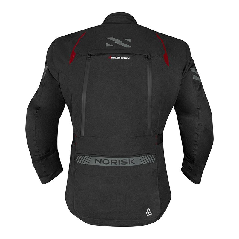 Jaqueta Norisk Signal Preta Motoqueiro Proteção Conforto