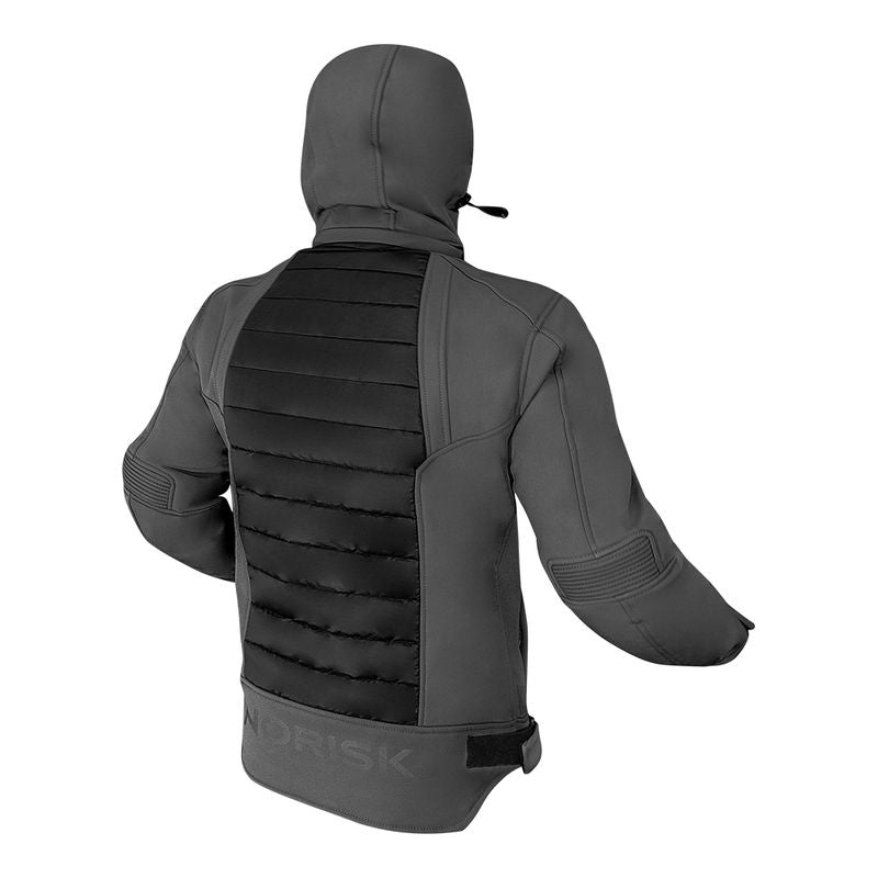 Jaqueta Motociclista Norisk Civic Cinza Impermeável Proteção Urbana