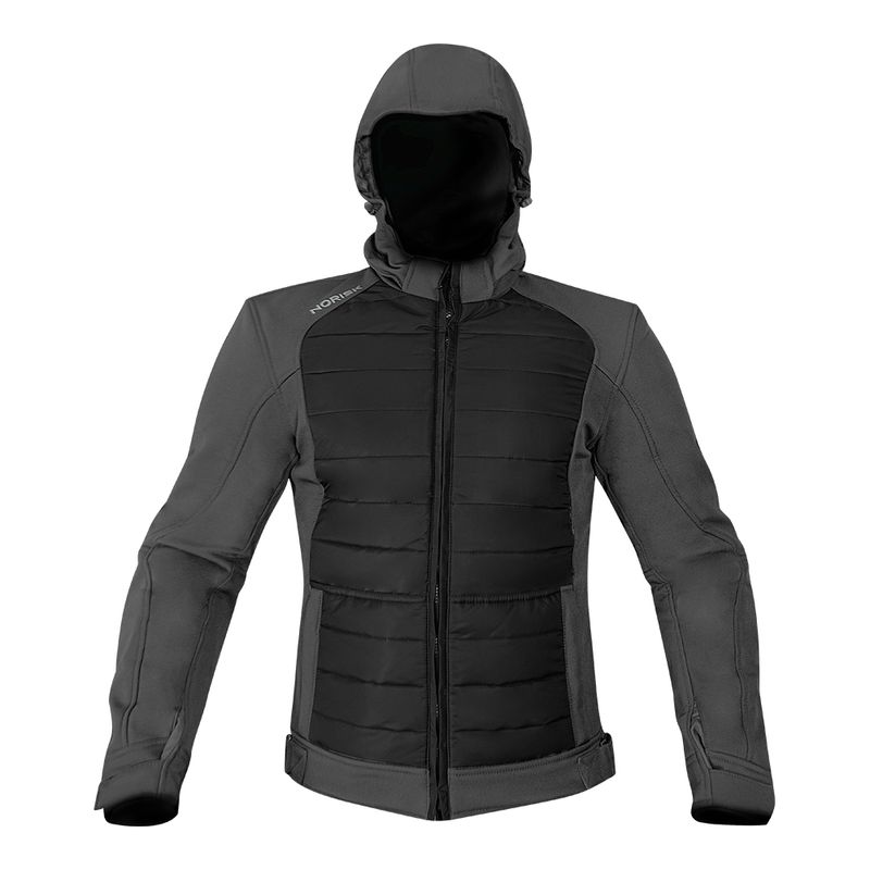 Jaqueta Motociclista Norisk Civic Cinza Impermeável Proteção Urbana