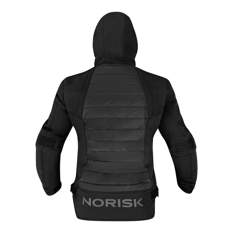 Jaqueta Motociclista Norisk Civic Preta Impermeável com Proteção