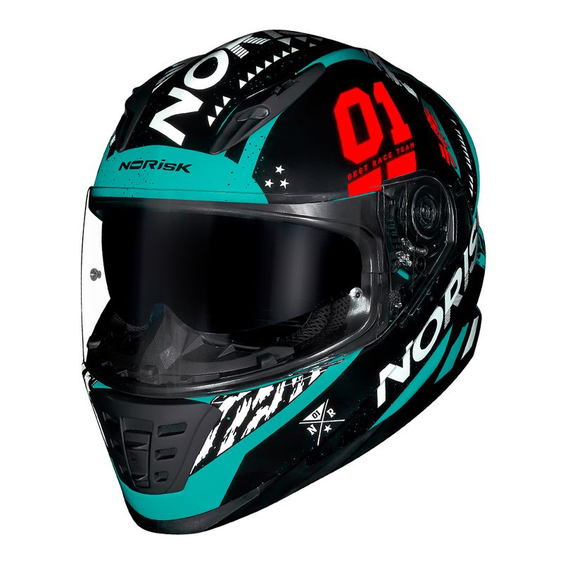 Capacete Norisk Soul Tokyo Preto Fosco Proteção Máxima Motociclista