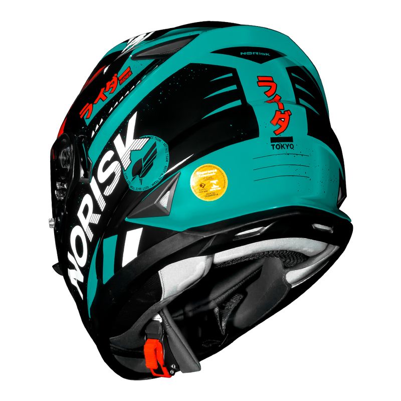 Capacete Norisk Soul Tokyo Preto Fosco Proteção Máxima Motociclista