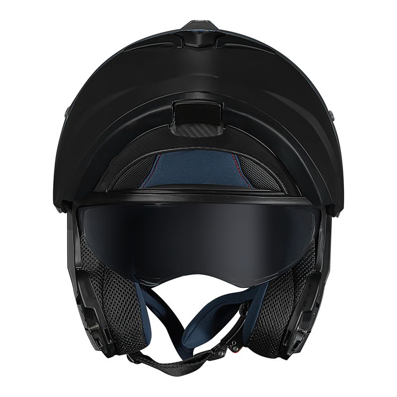 Capacete Norisk Force II Monocolor Preto Fosco Abertura Frontal Segurança