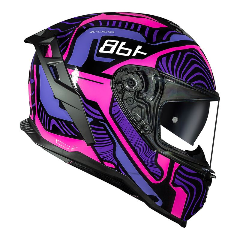 Capacete Norisk Razor Monocolor Preto Viseira Cristal
