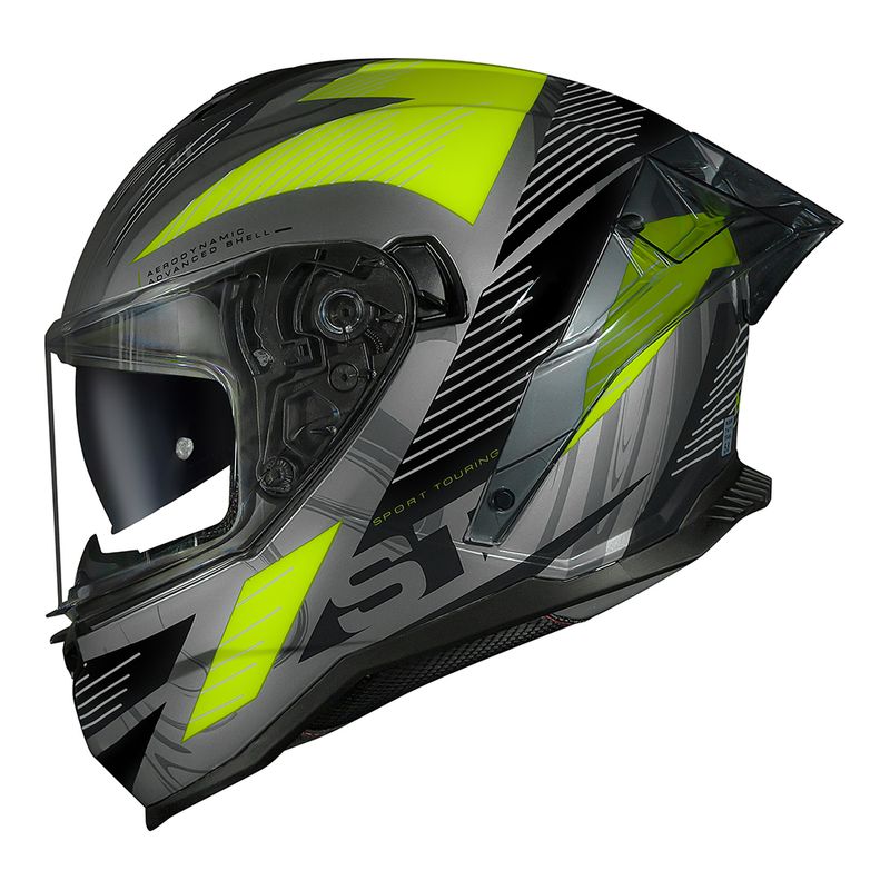 Capacete Norisk Strada II ST Titanium Preto Fosco com Viseira Iridium