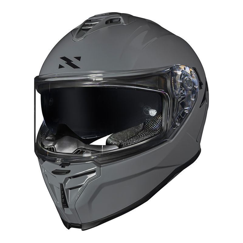 Capacete Norisk Strada II Monocolor Nardo Cinza Preto Fosco