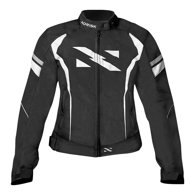 Jaqueta Motociclista Feminina Norisk Tornado Branco com Proteção e Forro Térmico