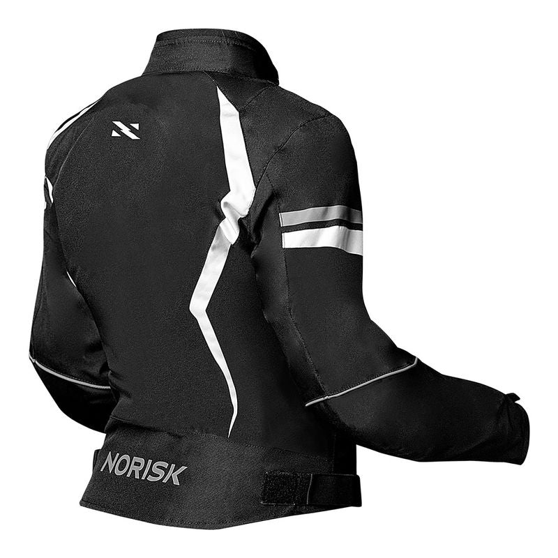Jaqueta Motociclista Feminina Norisk Tornado Branco com Proteção e Forro Térmico