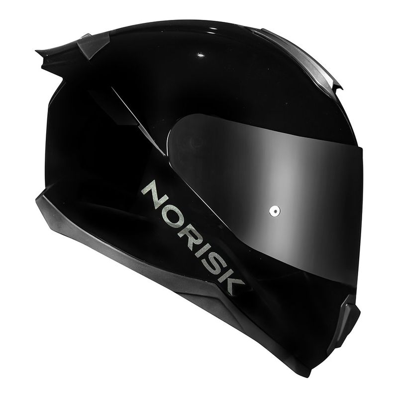 Capacete Norisk Razor Monocolor Black Edition Viseira Cristal e Fumê