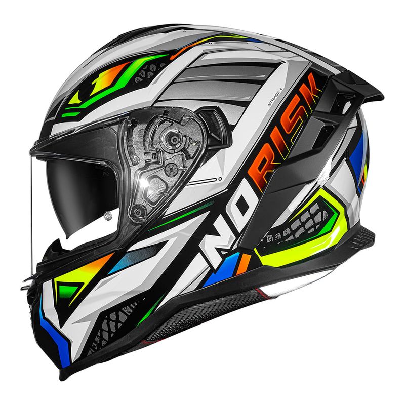 Capacete Norisk Strada II Reptel Vermelho com Sistema de Ventilação Dinâmica