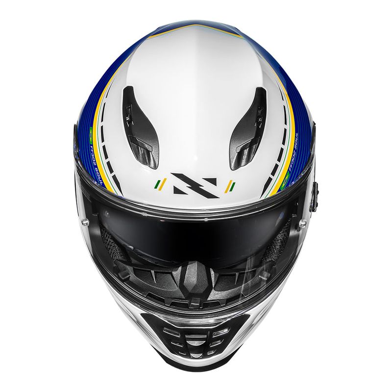 Capacete Norisk Soul II Grand Prix Brazil Fechado Preto