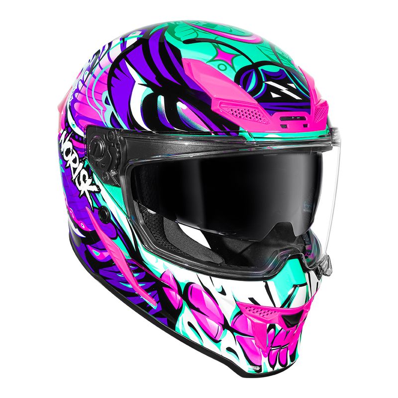 Capacete Norisk Rock Butterfly Rosa com Proteção UV e Sistema de Ventilação