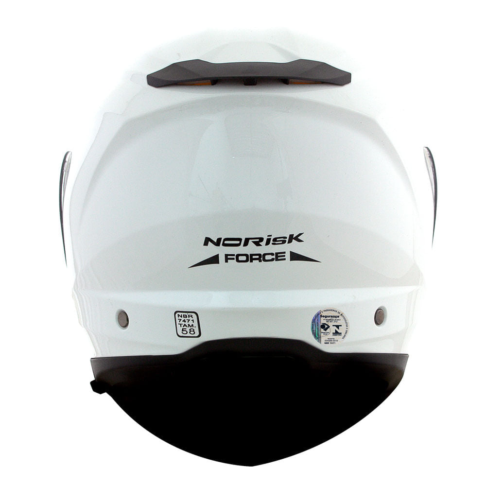 Capacete Norisk Force Monocolor Branco 56-S