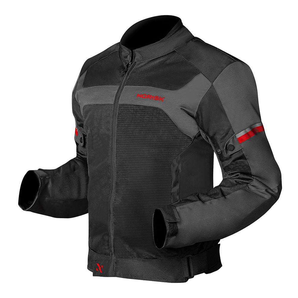 Jaqueta Norisk Trip Air Vermelha Proteção Motociclista Impermeável