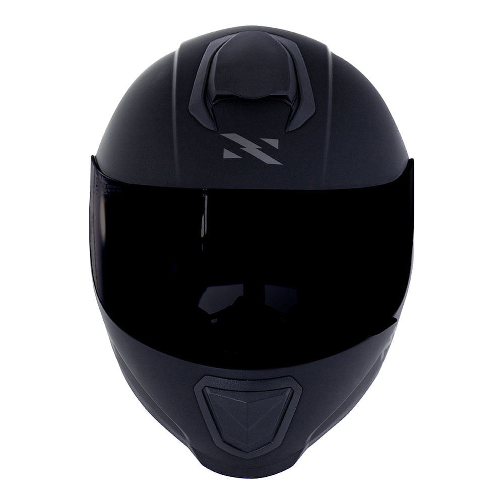 Capacete Norisk Razor Monocolor Preto Fosco Confortável Leve e Aerodinâmico